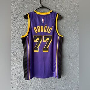 Luka Doncic Basketball Jersey Lakers Purple